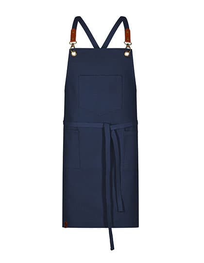 Latzschürze Canvas — Navy