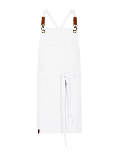 Latzschürze Canvas — White