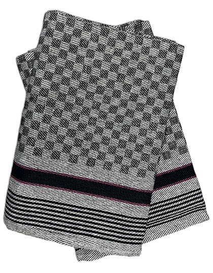 Grubentuch (10er Pack) — Black-Grey Checked