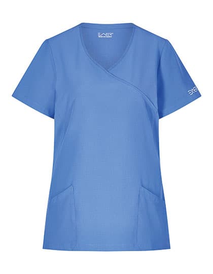 Sportsline Damen-Kasack, Slim Fit — Light Blue
