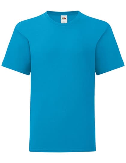 Kids´ Iconic T — Azure Blue