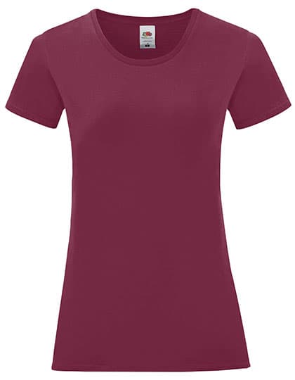 Ladies´ Iconic T — Burgundy