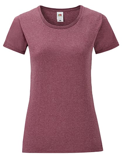 Ladies´ Iconic T — Heather Burgundy