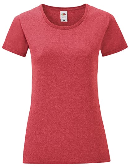 Ladies´ Iconic T — Heather Red