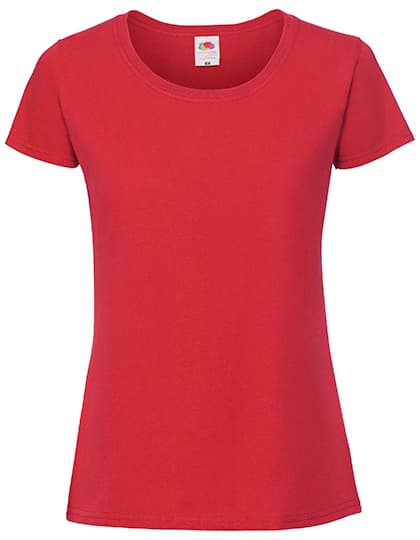 Ladies Iconic 195 Ringspun T — Red