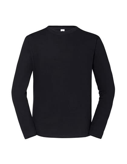 Iconic 195 Long Sleeve Ringspun T — Black