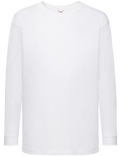 Kids´ Valueweight Long Sleeve T — White