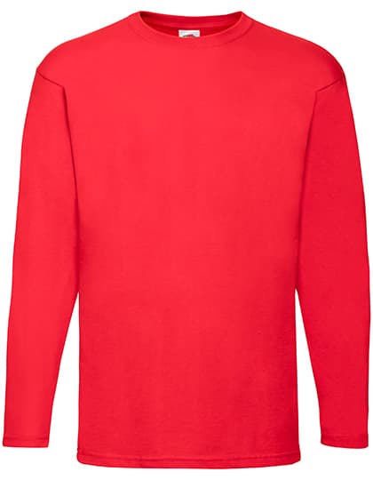 Valueweight Long Sleeve T — Red