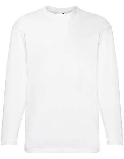 Valueweight Long Sleeve T — White