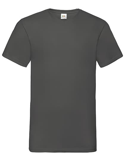 Valueweight V-Neck T — Light Graphite (Solid)