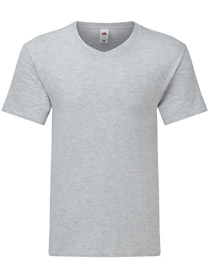 Iconic 150 V Neck T — Heather Grey