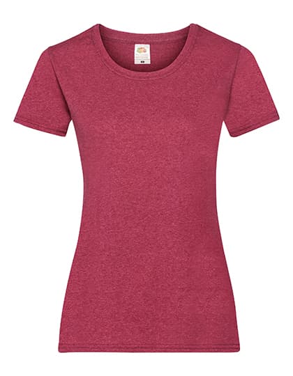 Ladies´ Valueweight T — Vintage Heather Red