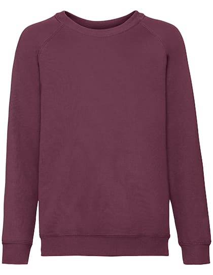 Kids´ Classic Raglan Sweat — Burgundy