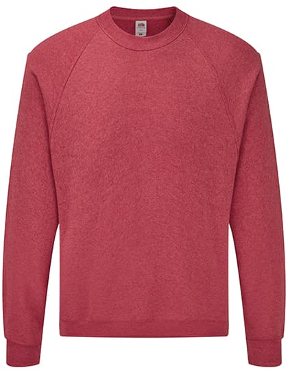 Classic Raglan Sweat — Heather Red