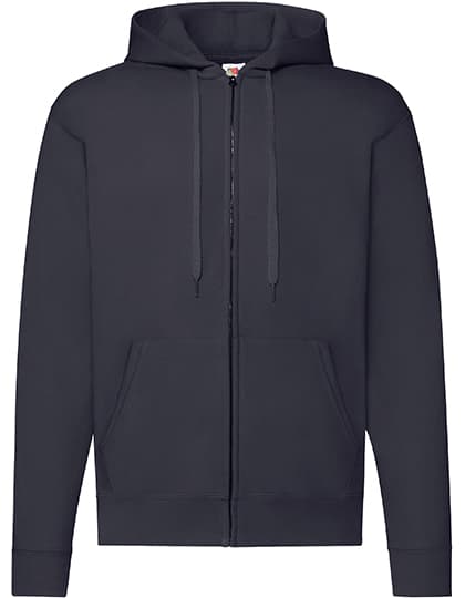 Classic Hooded Sweat Jacket — Deep Navy