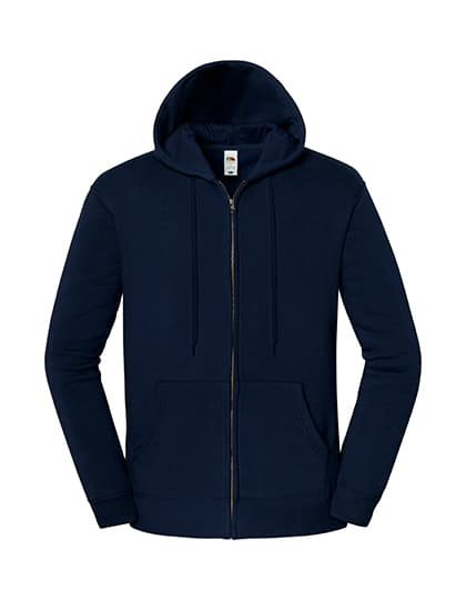 Iconic Premium Hooded Sweat Jacket — Deep Navy