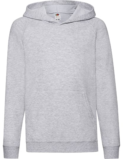 Kids´ Lightweight Hooded Sweat — Heather Grey