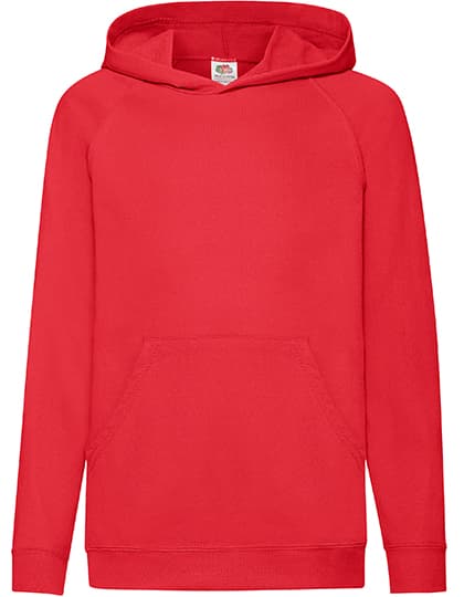 Kids´ Lightweight Hooded Sweat — Red