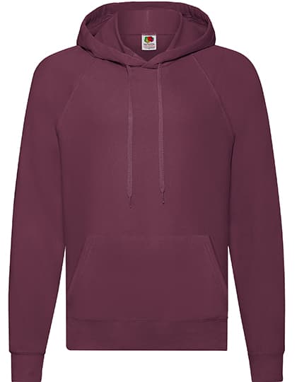 Lightweight Hooded Sweat — Burgundy