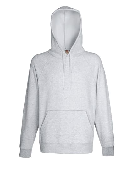 Lightweight Hooded Sweat — Heather Grey