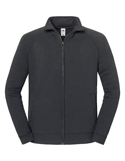 Iconic Premium Sweat Jacket — Light Graphite (Solid)