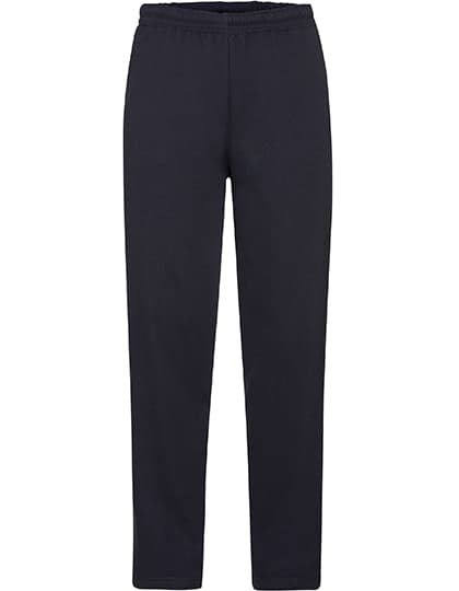 Classic Open Hem Jog Pants — Deep Navy