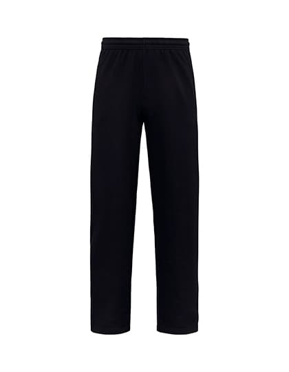 ICONIC 250 Open Hem Jog Pants — Black