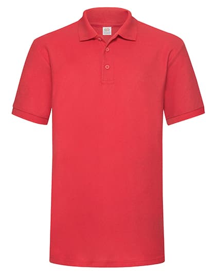 65/35 Heavy Piqué Polo — Red