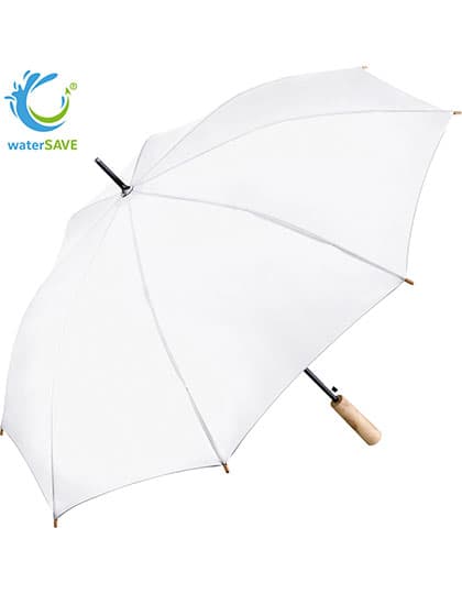 AC-Stockschirm ÖkoBrella, waterSAVE® — Nature White