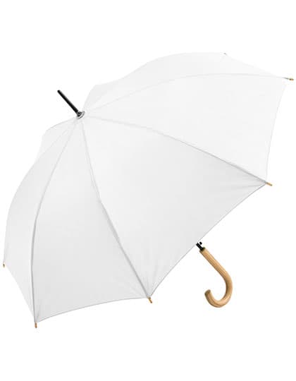 AC-Stockschirm ÖkoBrella, waterSAVE® — Nature White