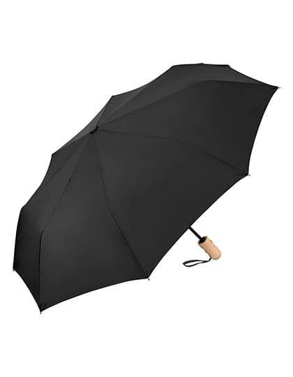AC-Taschenschirm ÖkoBrella, waterSAVE® — Black