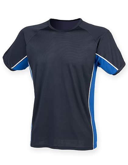 Adult's Performance Panel T-Shirt — Navy