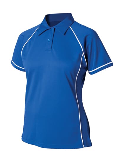 Ladies´ Piped Performance Polo — Royal