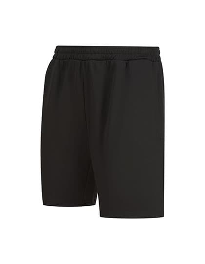 Adults Knitted Shorts With Zip Pockets — Black
