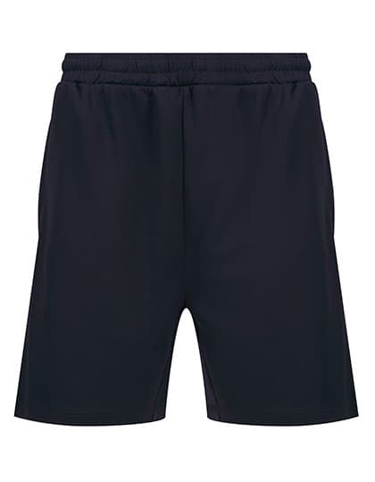 Kids Knitted Shorts with Zip Pockets — Navy