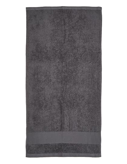 Organic Cozy Bath Sheet — Dark Grey