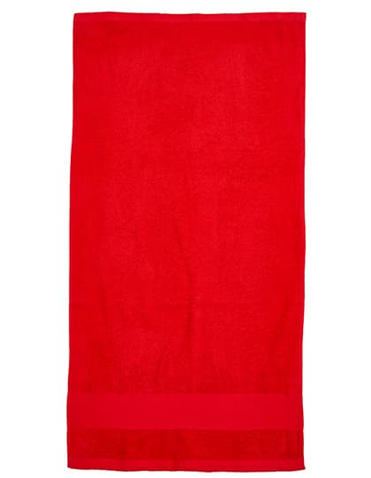 Organic Cozy Bath Towel — Red