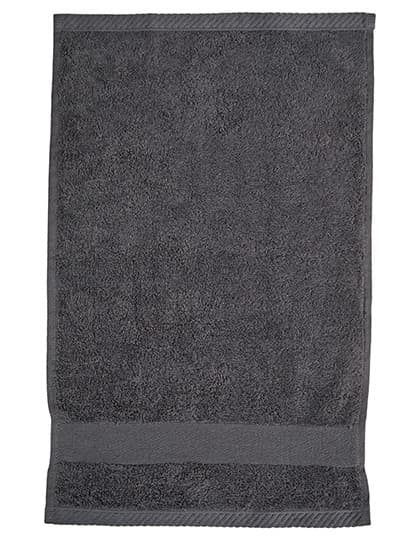 Organic Cozy Guest Towel — Dark Grey