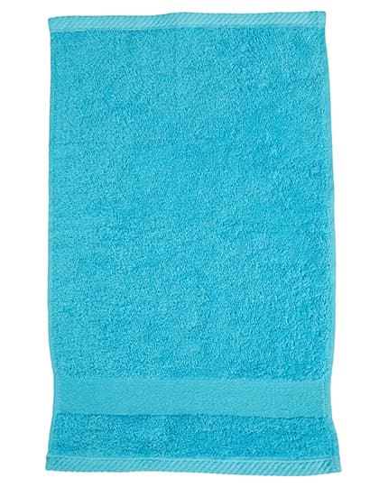 Organic Cozy Guest Towel — Turquoise