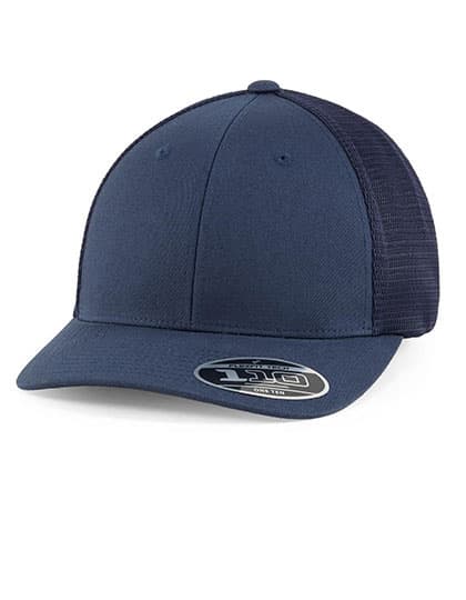 110 Dia Double Mesh Trucker — Navy