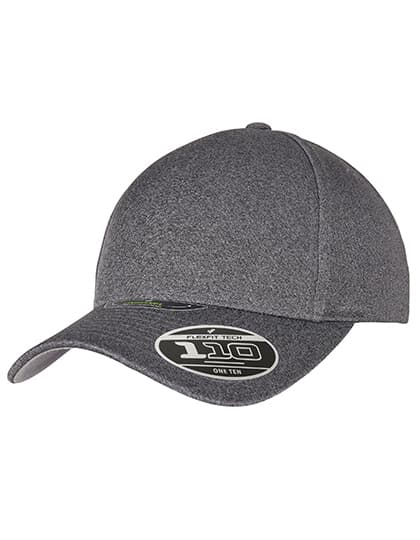 110 Melange Unipanel Cap — Dark Grey