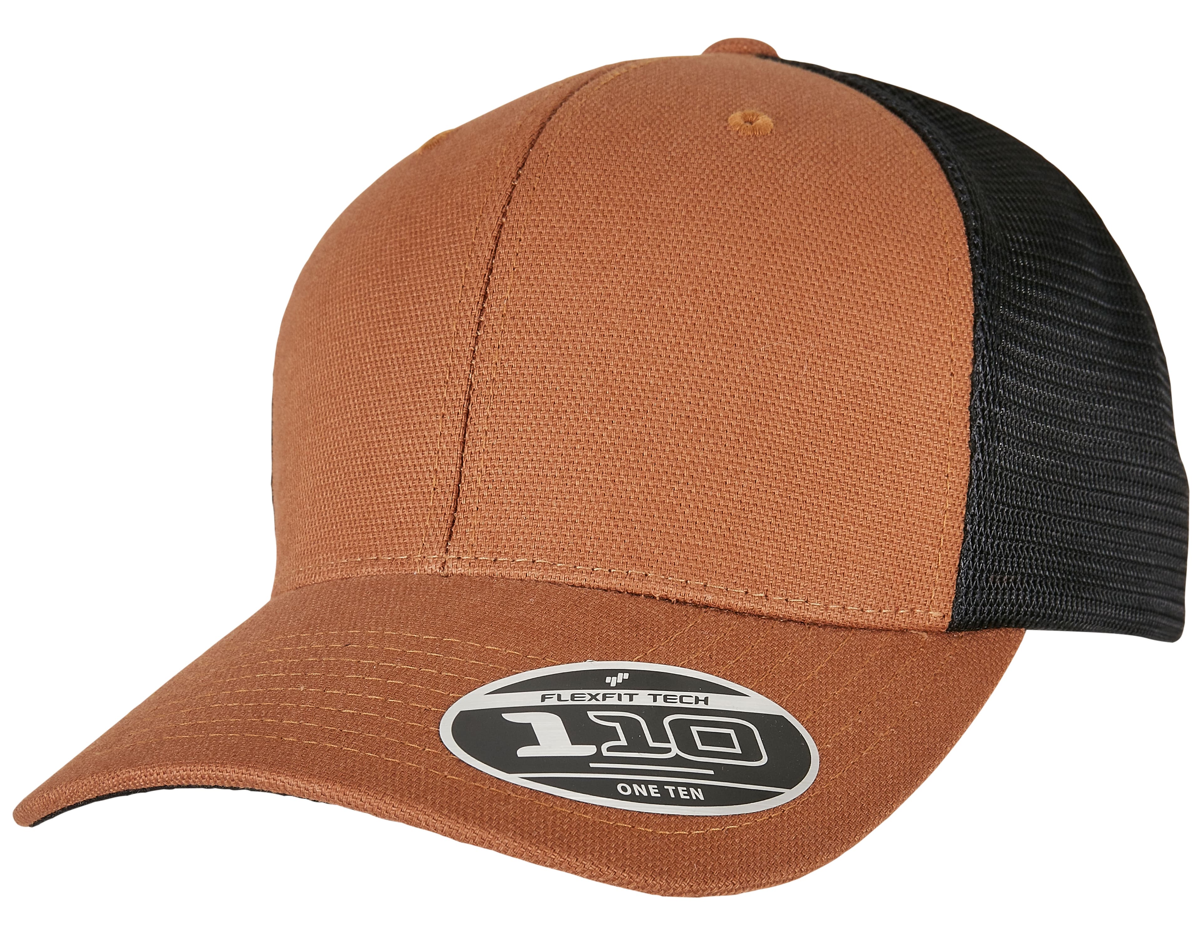110 Structured Canvas Trucker Cap — Toffee