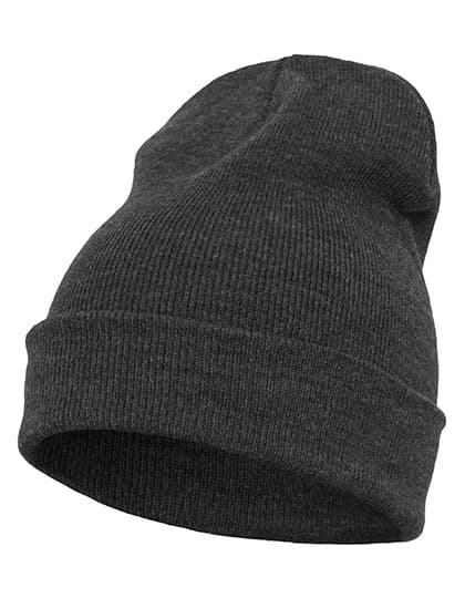 Heavyweight Long Beanie — Charcoal