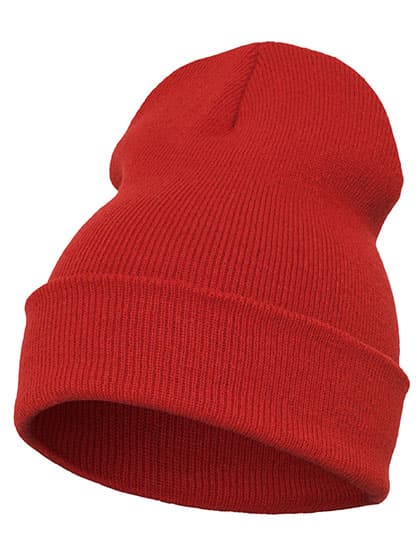 Heavyweight Long Beanie — Red