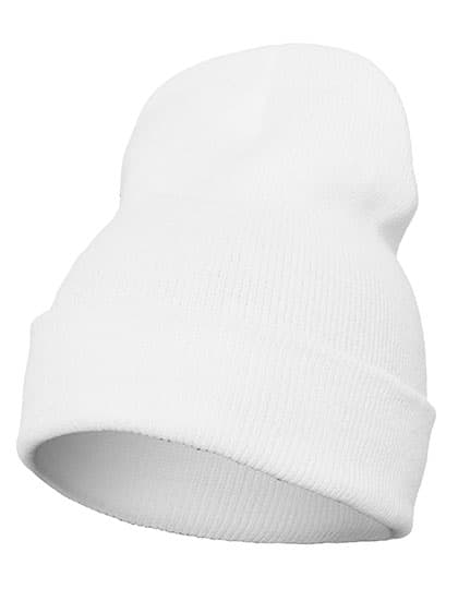 Heavyweight Long Beanie — White