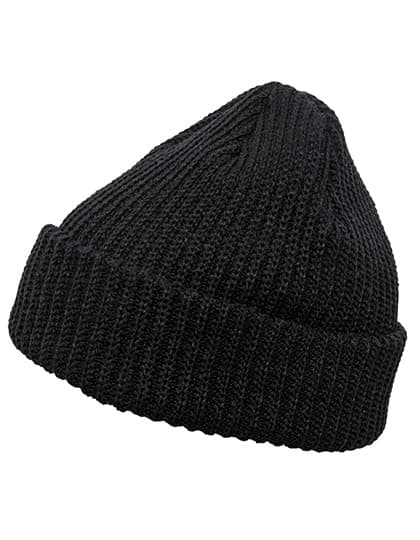 Rib Beanie — Black