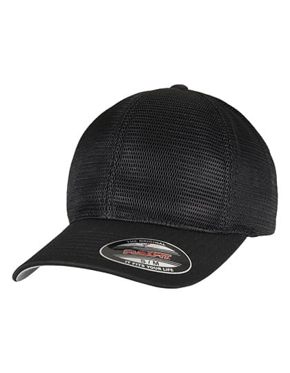 Flexfit 360 Omnimesh Cap — Black