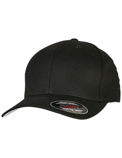V-FLEXFIT® Cotton Twill Cap — Black