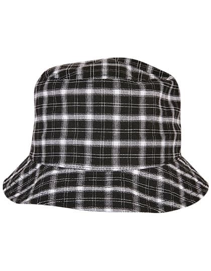 Check Bucket Hat — Black-Grey Check