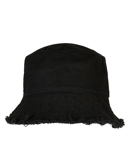 Open Edge Bucket Hat — Black